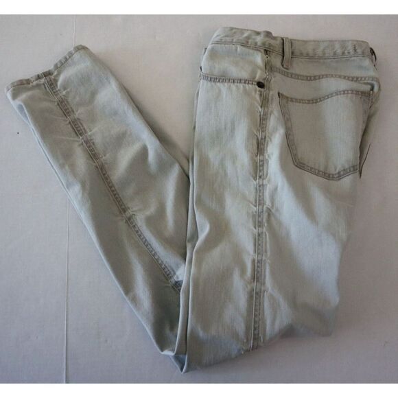 Just Cavalli Women's Sz 29" Waist Blue Faded Button Fly Straight Leg Jeans $300+ - Picture 10 of 10